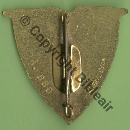 A0880 13e.EC 63 68 COLMAR A0880  AUGIS LYON Bol fenetre allonge Stries Src.Y.GENTY 20Eur(x4) 